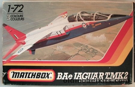 Matchbox 1/72 Bae Jaguar T.MK2 - RAF Empire Test Pilots School or Sultan of Oman Air Force 1981, PK-128 plastic model kit